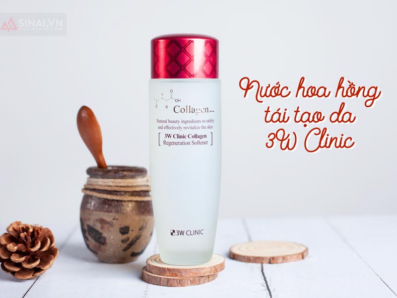 Nước Hoa Hồng Làm Trắng Da 3W Clinic Collagen Clear Softener – Lam Thảo  Cosmetics
