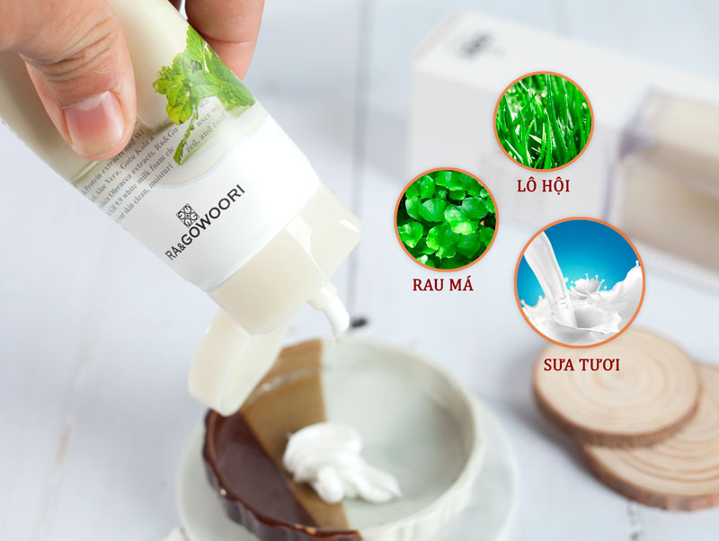 Sữa Rửa Mặt Sữa tươi Real Kill 9.9 Ra&Gowoori (120 ml)