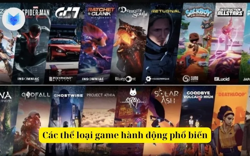 Các thể loại game hành động phổ biến