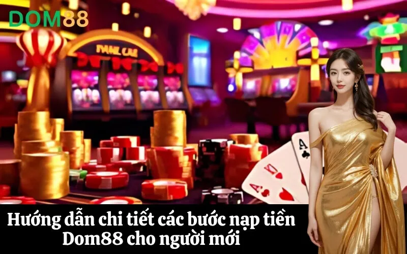 Hướng dẫn chi tiết các bước nạp tiền Dom88 cho người mới