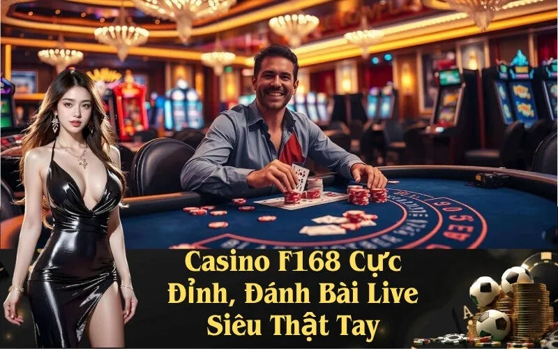 Casino F168 Cực Đỉnh, Đánh Bài Live Siêu Thật Tay