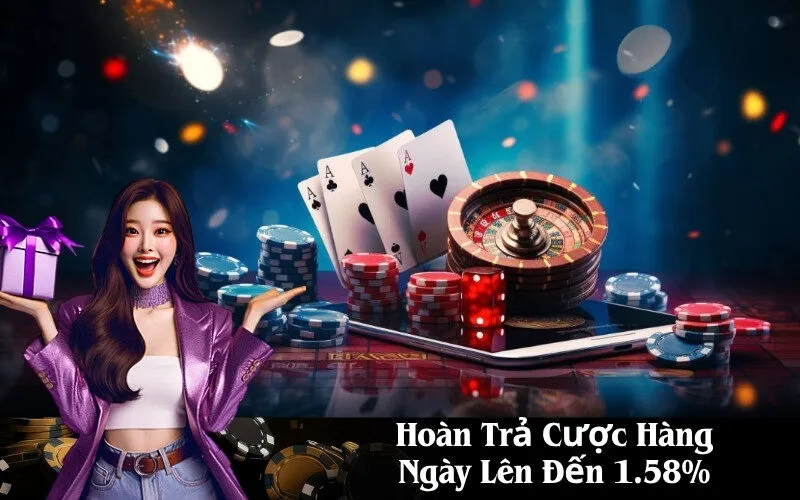 Hoàn Trả Cược Hàng Ngày Lên Đến 1.58%