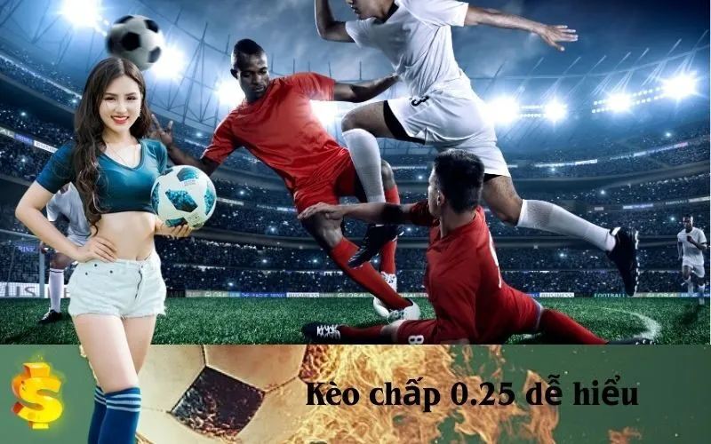 Kèo chấp 0.25 dễ hiểu