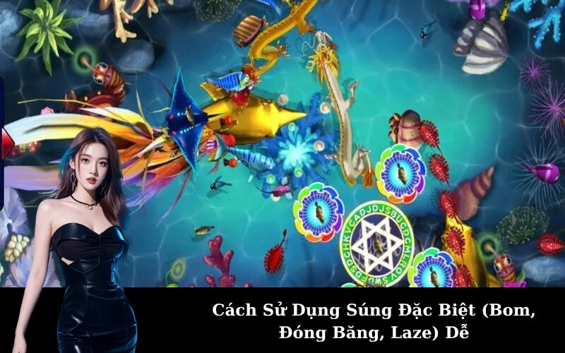 Cách Sử Dụng Súng Đặc Biệt (Bom, Đóng Băng, Laze) Dễ