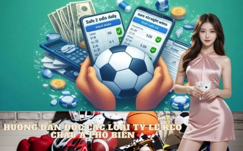 Hướng dẫn đọc các loại tỷ lệ kèo Châu Á phổ biến