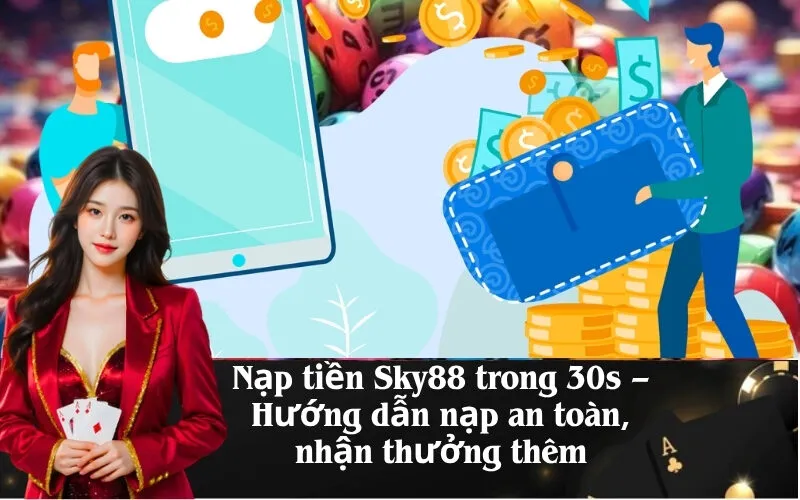 Nạp tiền Sky88 trong 30s – Hướng dẫn nạp an toàn, nhận thưởng thêm